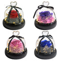 Christmas Valentine's Mother's Day Thanksgiving Durable Preserved Roses Eternal Glass Dome Gift for Mom Women