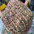 8-10mm Argentina Rhodochrosite for Jewelry Making Beads Natural Healing Irregular Shape Gemstone Beads 15"