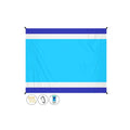 WOQI BSCI Wholesale Custom Dark Green Ultra-thin Easy-fold Sand Resistant Camping Blanket