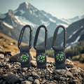 Outdoor Activities No Moq Ready to Ship Attached to Aluminum Alloy Carabiner Keychains Compass Strap