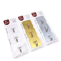 20kg Bearing Gold and Silver Strong Hook Wall Hangers Perforation-free Traceless Viscoses Waterproof Kitchen Storage