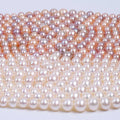 Factory Wholesale Natural Freshwater Pearl Strand Round 3-12mm  Pearls Strand for Jewelry Making Bracelet Necklace