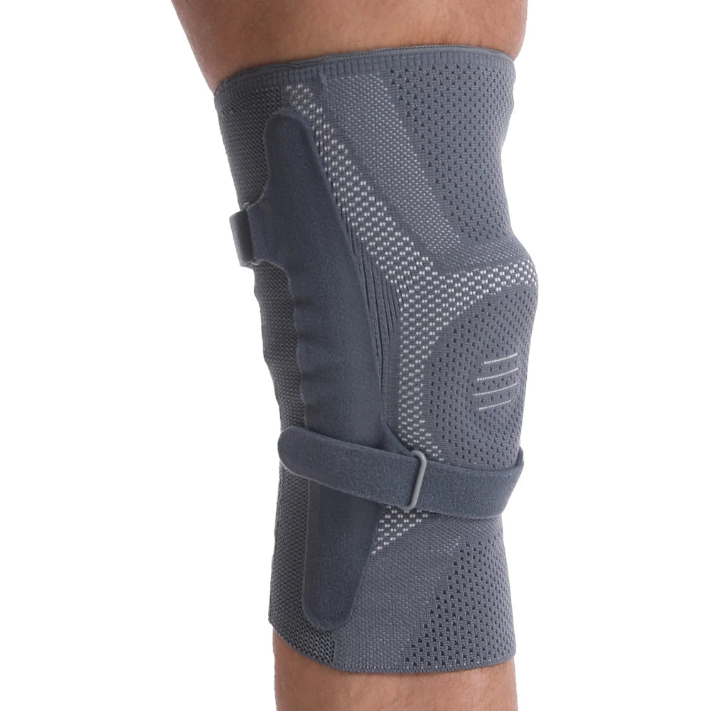 Professional High End Flexible Flat Knitting Knee Support Gym Hinged Compression Brace for Knee Pain Relief with Protection