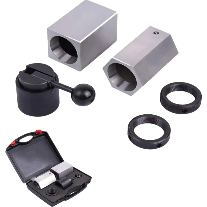 5C Collet Block Set Square and Hex Rings Collet Closer Holder Milling Lathe