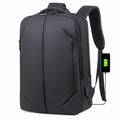 Custom OEM Waterproof Leather 15.6 Inch Daily Business Usb Charging Port Bags Men's Computer Travel Laptop School Bag Backpacks