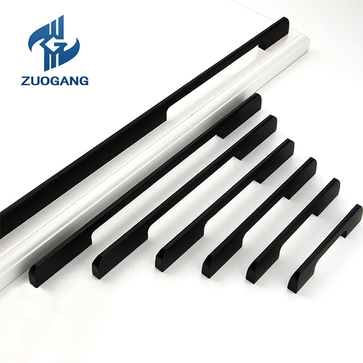 Zuo Gang Factory Direct Modern Aluminum Cabinet Pull Furniture Hardware Accessories Dresser PUll Cupboard Drawer Kitchen Handle