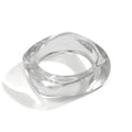 Newest Style Fine Fashion Exaggerated Acrylic Translucent Bracelets Bangles for Women
