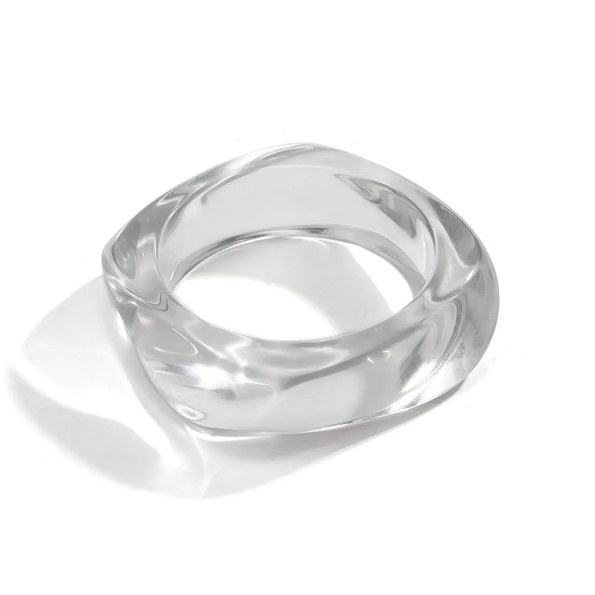 Newest Style Fine Fashion Exaggerated Acrylic Translucent Bracelets Bangles for Women