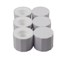 18mm Milk White Plastic Cosmetic Bottle Caps 18/410 Screw Cap