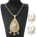Dropshipping Bijoux Gold Bridal Indian Victorian Jewelry Sets Wedding Hindain