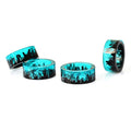 Factory 2025 New Fashion Jewelry Rings Personality Versatile Handmade Luxury Ring Blue Magic Forest Resin Ring