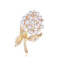 DRAL906 Fashion Flower Pearls Brooch Women Brooches Wholesale Jewelry Accessories