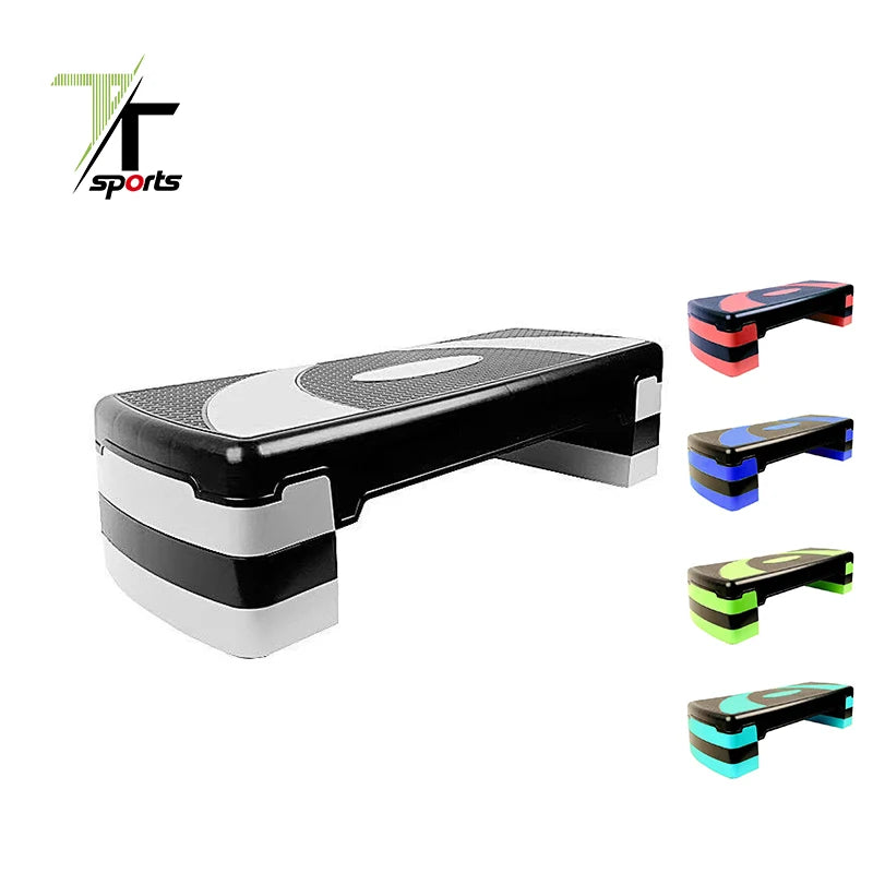 Multi-Function Adjustable Height PP Material Aerobic Stepper with Step Platform and Board