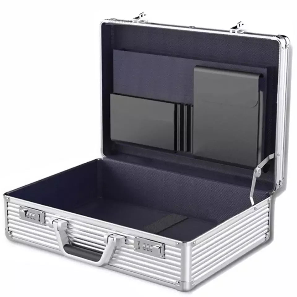 Aluminum Briefcase Toolbox Outdoor Carry Case Tool Organizer Hardware Tools Storage Box Suitcase OEM Weatherproof Shockproof