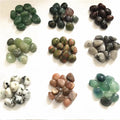 Wholesale Tumbled Crystals Healing Stones Mix Gemstone Rose Quartz 20-40mm Polished Bulk for Home Decoration Sistersstone