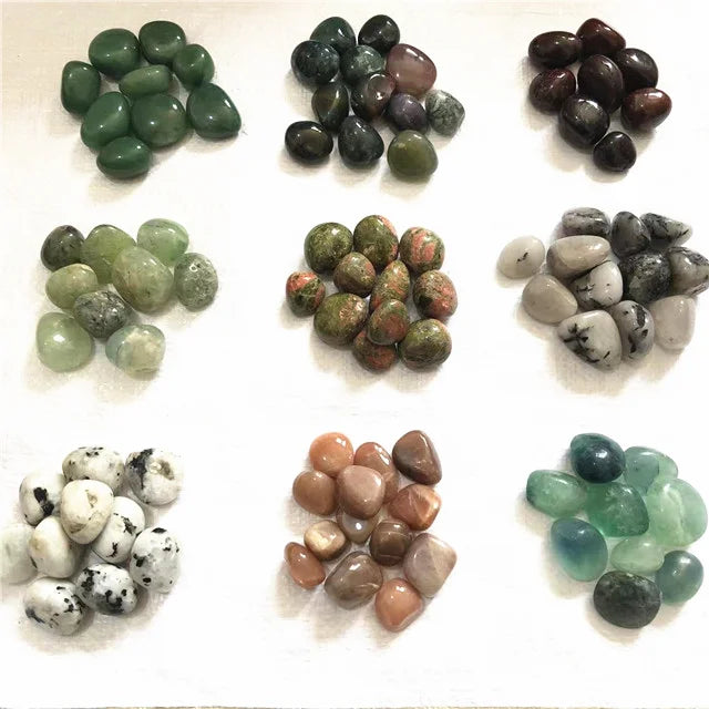 Wholesale Tumbled Crystals Healing Stones Mix Gemstone Rose Quartz 20-40mm Polished Bulk for Home Decoration Sistersstone