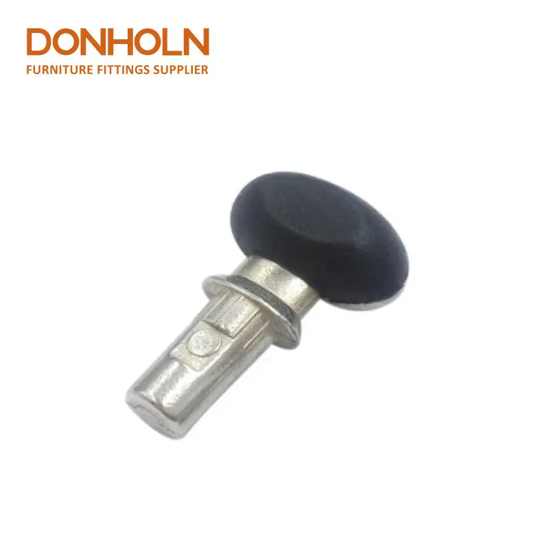SS5710  China Made Popular Nickel Glass Shelf Supports Glass Shelf Support Plug 5mm Pin Peg Rubber