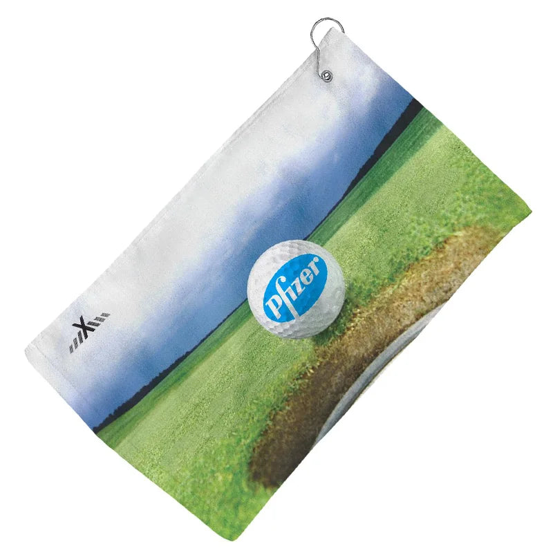 Qualisub Personalized High Quality Blank Golf Towel Sublimation Golf Towel Perfect Blank Sublimation Towels