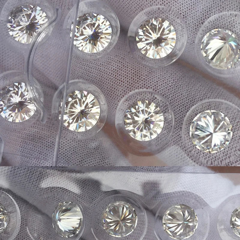 Reasonable Price Moissanite Loose 1ct DEF Vvs Round Brilliant Cut Flawless Synthetic Moissanite for Diamonds Rings 3carads