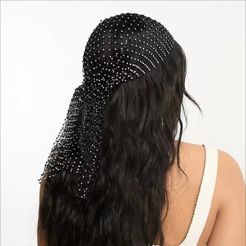 King Mcgreen Star Hat with Elastic Rhinestone Hair Band Party Fashion Accessories