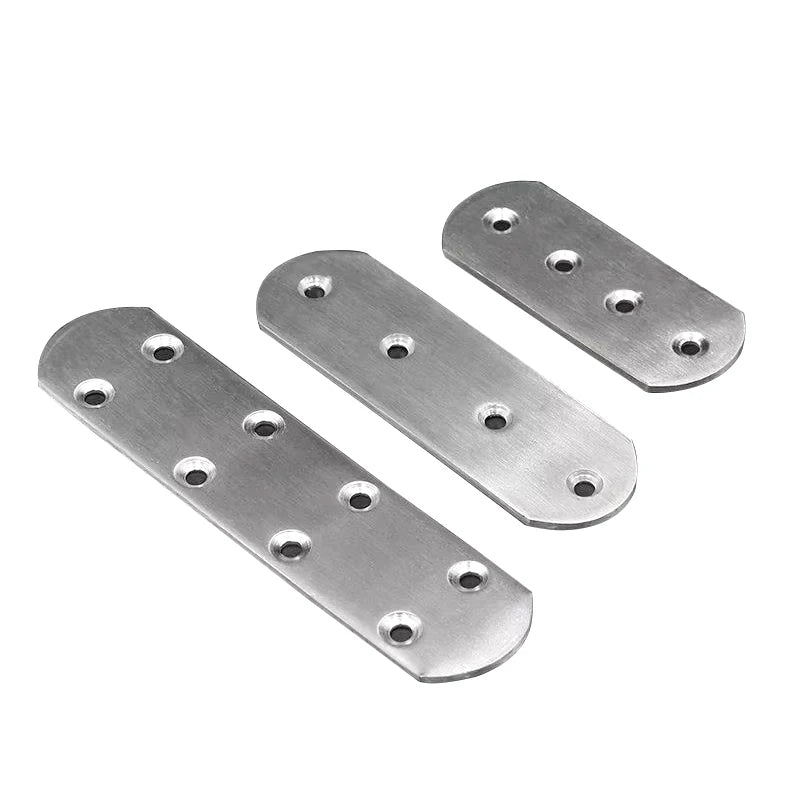 100mm 125mm 165mm Straight Flat Durable Stainless Steel Furniture Hardware Table Braces Corner Brackets