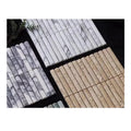 Fluted Marble Tiles Pencil Trim Door Panels Bianco Carrarra Customized Fluted Travertine Stone Mosaic Wall Tiles Shower
