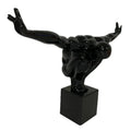 Resin Crafts Handmade Lightweight Waterproof Sculpture David Diving Character Statue Woman Athlete Art Home Decoration