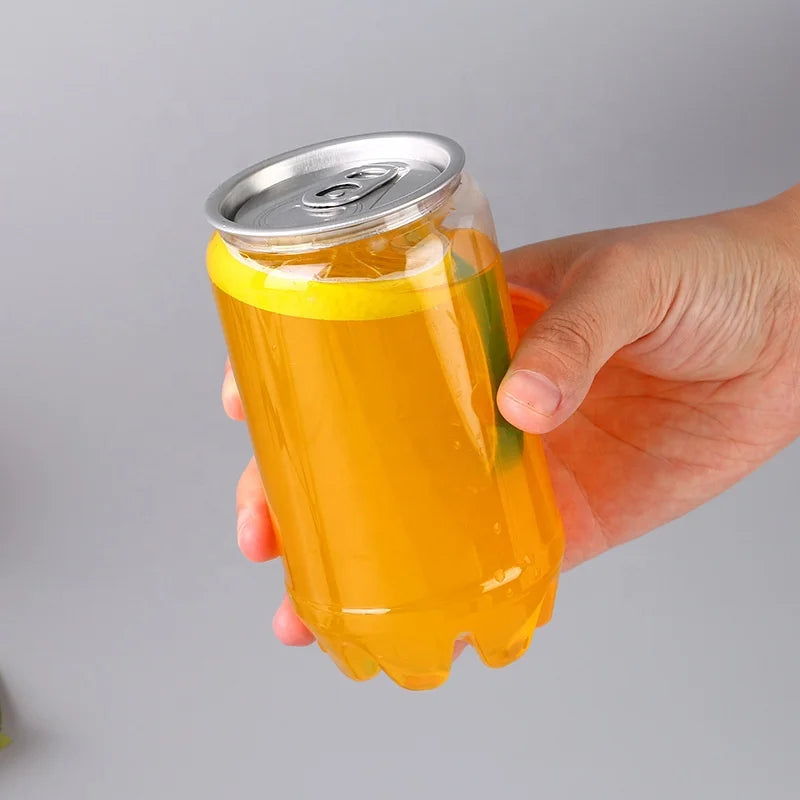 250/330/500ml Juice Bottle Cold Brew Plastic Coffee Bottle Disposable PET Bottle for Milk Tea Cup