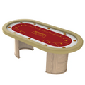 YH 10 Persons New Table Base Casino Tables Mat Professional Poker Table for Sale