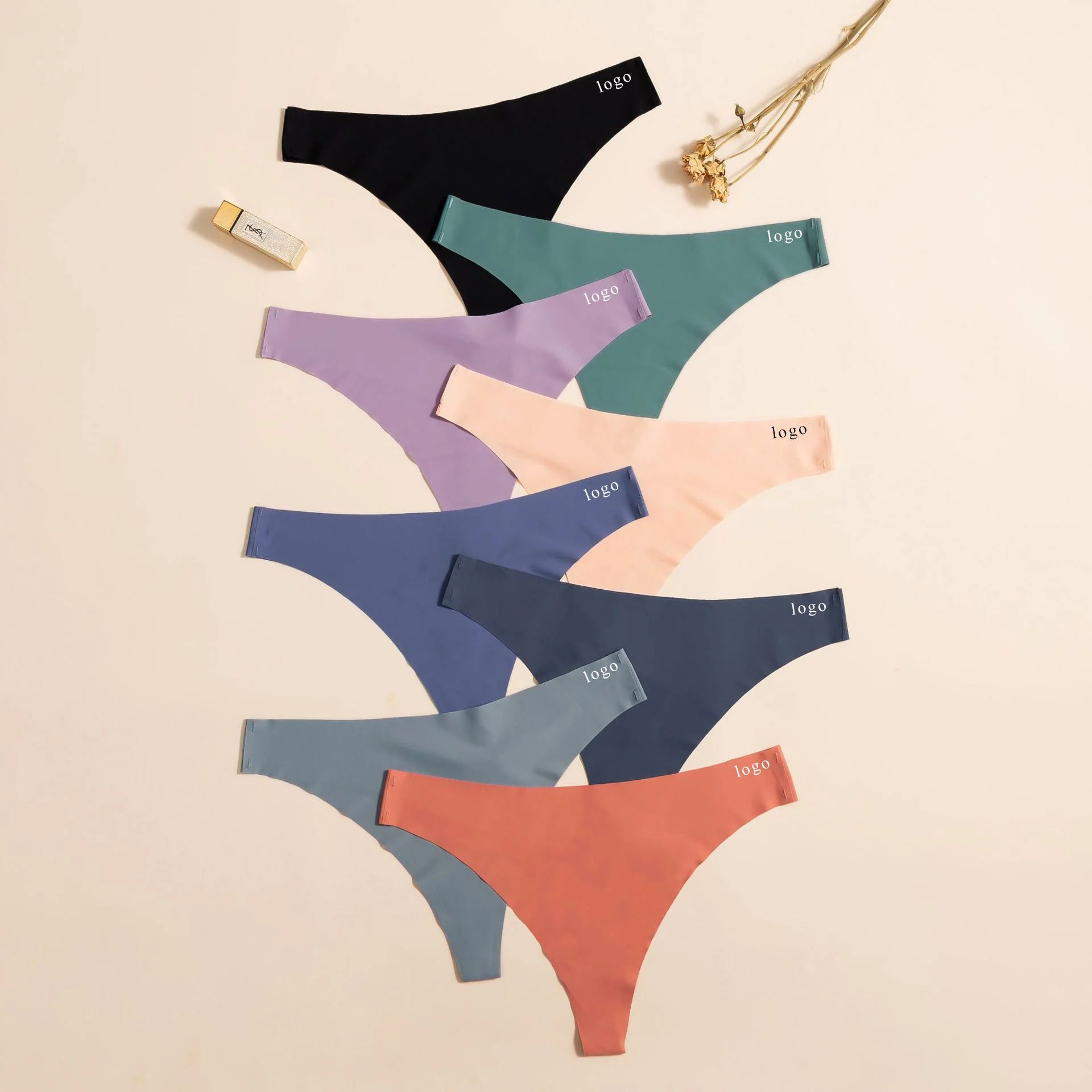 Teens Girls Thongs G-string Sexy Underwear Custom Logo Seamless Women Ladies G String Thong Panties for Women