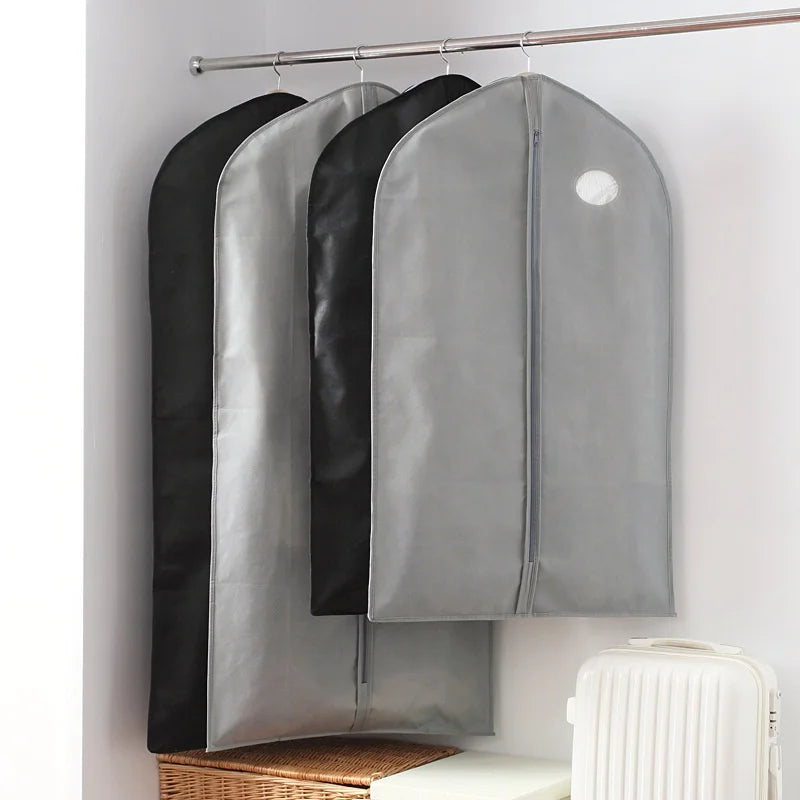 Wholesale Pro Service and Quality Custom logo Waterproof Garment Polyester Non Woven Cover Suit Tote Bag Folded Suit Garment Bag