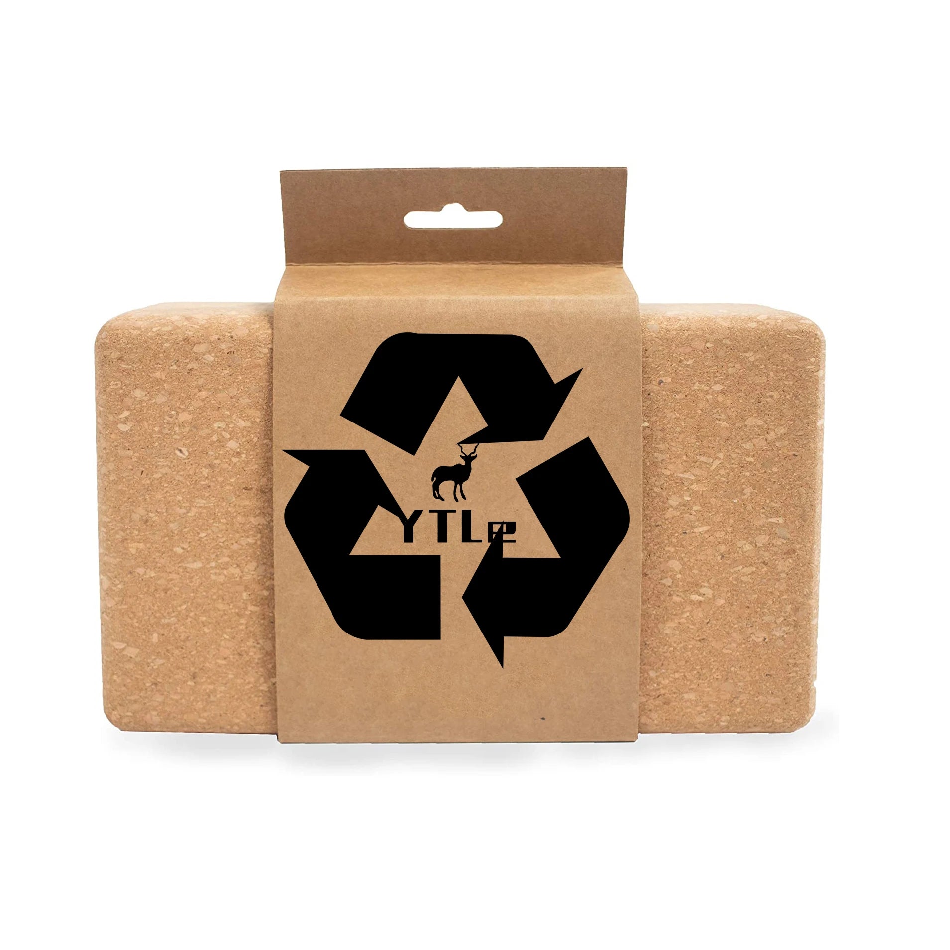High Density Eco Friendly Grip Anti slip Yoga Cork Blocks 100 Natural