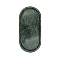 Popular Natural Marble Stone Cosmetic Plate Jewellery Tray Oval Shape Natural Marble Tray Jewelry Food Dessert Storage Tray