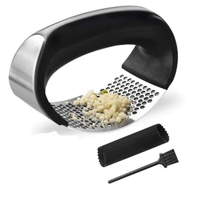 Hand Held Stainless Steel Garlic Mincer Crusherc Press