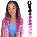 Synthetic Deep Hair Bulk Crochet Braids Deep Wave 20 Inch Synthetic Braiding Hari Extensions Deep Wave Bulk Hair