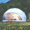 Outdoor Garden Igloo Glamping Camping Black Dome Tent