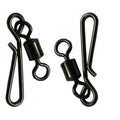 Rolling Barrel Swivel with Hanging Snap Fishing Tackle Fish Hooks Connector