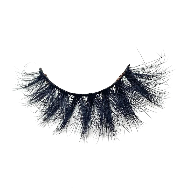 Hot Sale Premium Wispy 3D Faux Mink Eyelashes Natural False Eyelashes Handmade Thick Colorful Mix Length Box Model