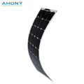 Ahonypower eGo S160w 160W 24.4% Efficient Customized Semi Flexible SunPower Maxeon Gen III Solar Panel for Camping RV Home Boat