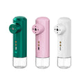 Handheld X04 Facial Steamer With Red Blue  Light for Double Change the Dry Skin