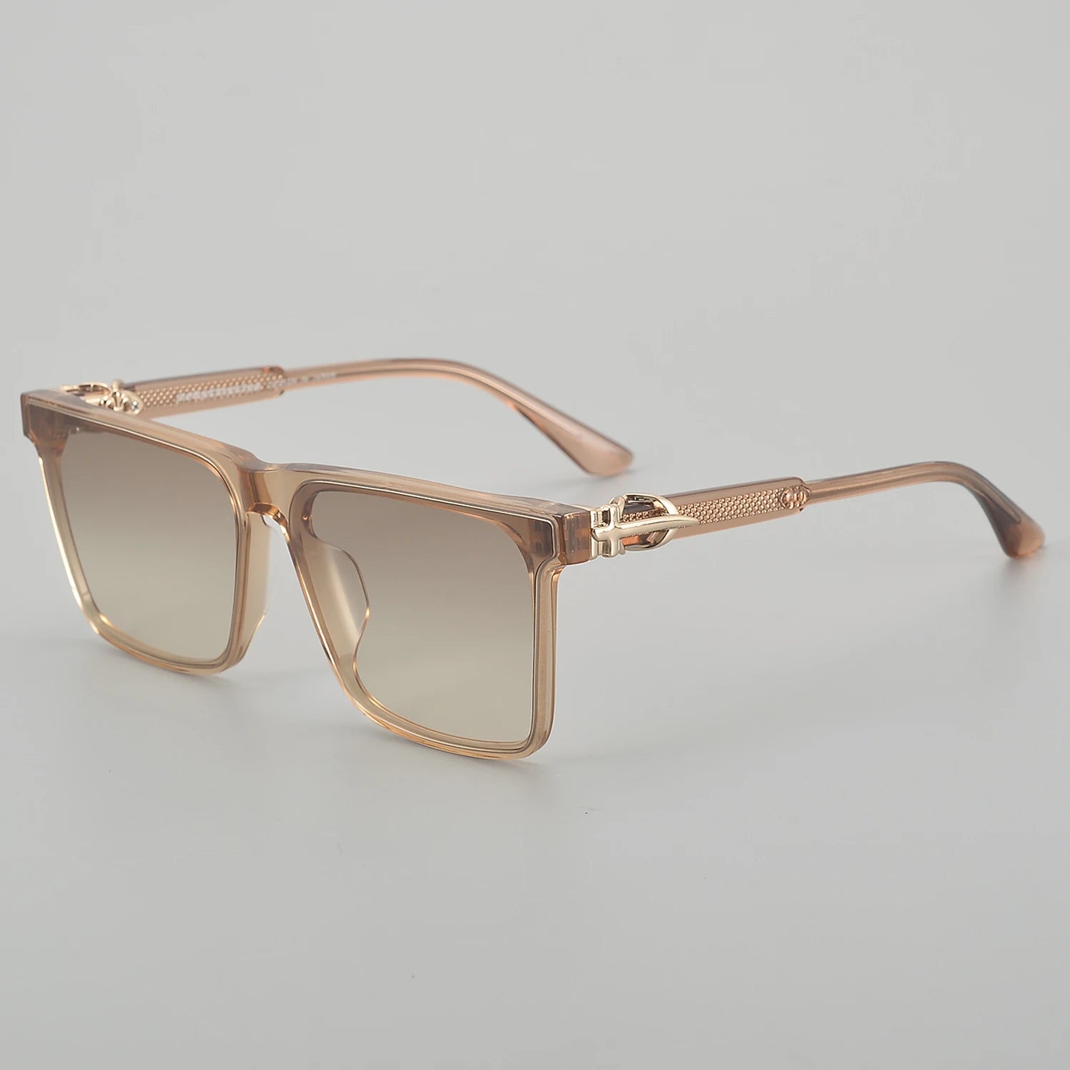 Custom Logo Gradient Vintage Square Fashion Mens Designer Sunglasses Luxury Brand Uv400 Driving Frame Customize Shades  Lenses