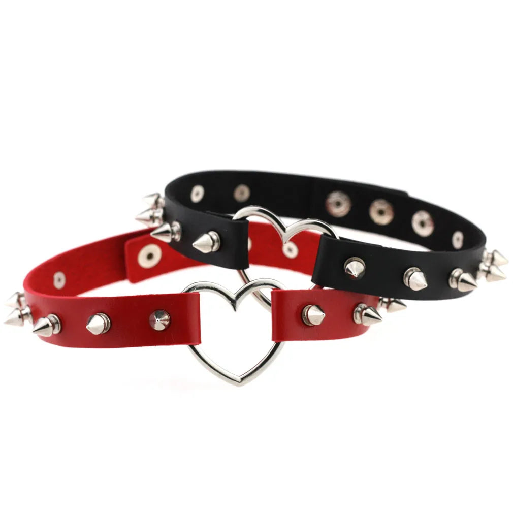 Wholesale KDC1088 Latest Fashion Women's Leather Choker Collar Necklace Gold Plated with Zircon and Link Chain Classic Style
