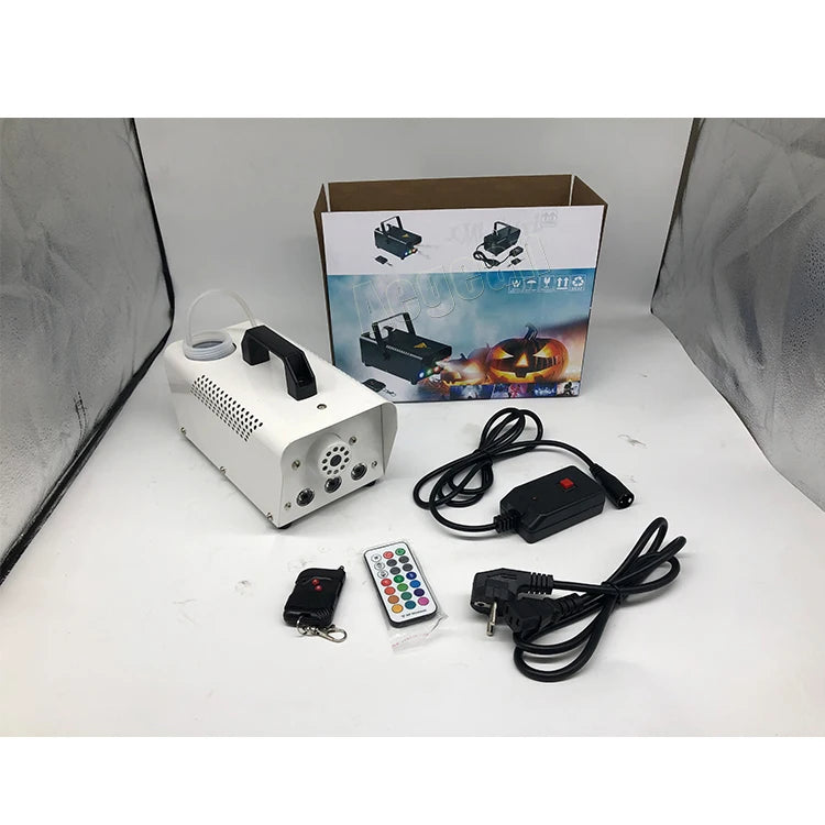 400W Led Rgb 3In1 Colorful Wireless Remote Control Fog Smoke Machine for Wedding Party