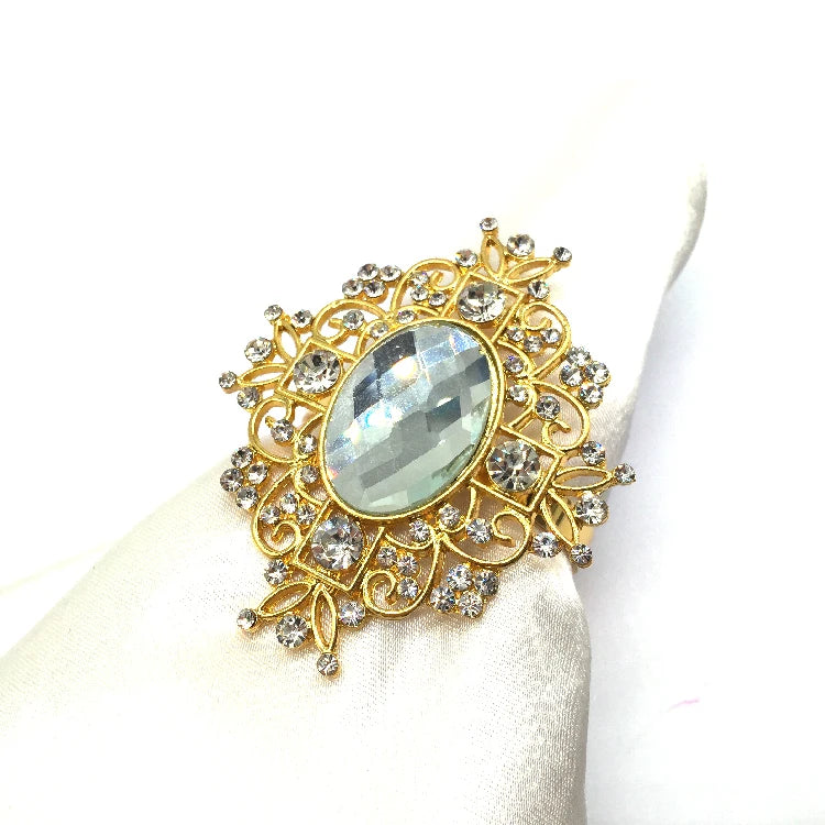 2025 Wholesale Serviette Buckles Gold Napkin Ring for Everyday Gathering Banquet Upscale Event Dinner Table Decor