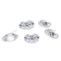 Factory Wholesale 5A Synthetic Oval Shape Faceted Cut CZ Stones Gemstone Loose Zircon White Stone Price Cubic Zirconia