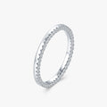Ailmay Fashion Design Dazzling Full CZ Ring Real 925 Sterling Silver Female Stackable Wedding Finger Ring for Women Fine Jewelry