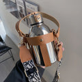 Harajufeng Women's High-Color Value Stainless Steel Thermos Cup Cute Take-Out Big Belly Cup for Men Water Usage
