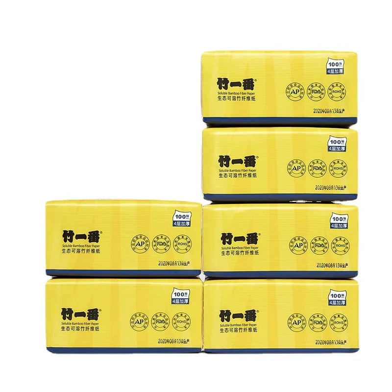 Custom Print Private Label Wettable Water Virgin Wood Pulp 4 Ply Soft Pack Pocket Tissue Facial Tissue Hand Paper Towel Home