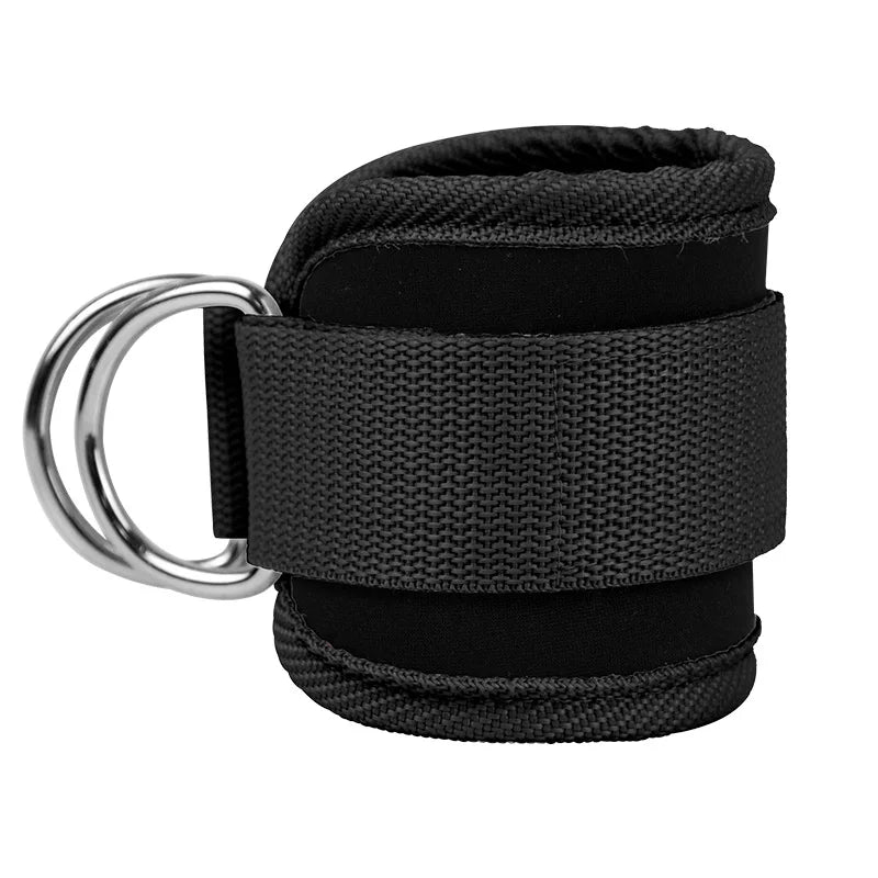 Custom Logo Wholesale Adjustable Padded Weight Workout Support Gym Ankle Cuffs Fitness Ankle Straps for Cable Machines