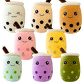 Wholesale Boba Cup Plush Toys for Children Gifts Soft Milk Tea Bubble Plushie Stuffed Doll Peluche Juguetes De Peluche Burbujas